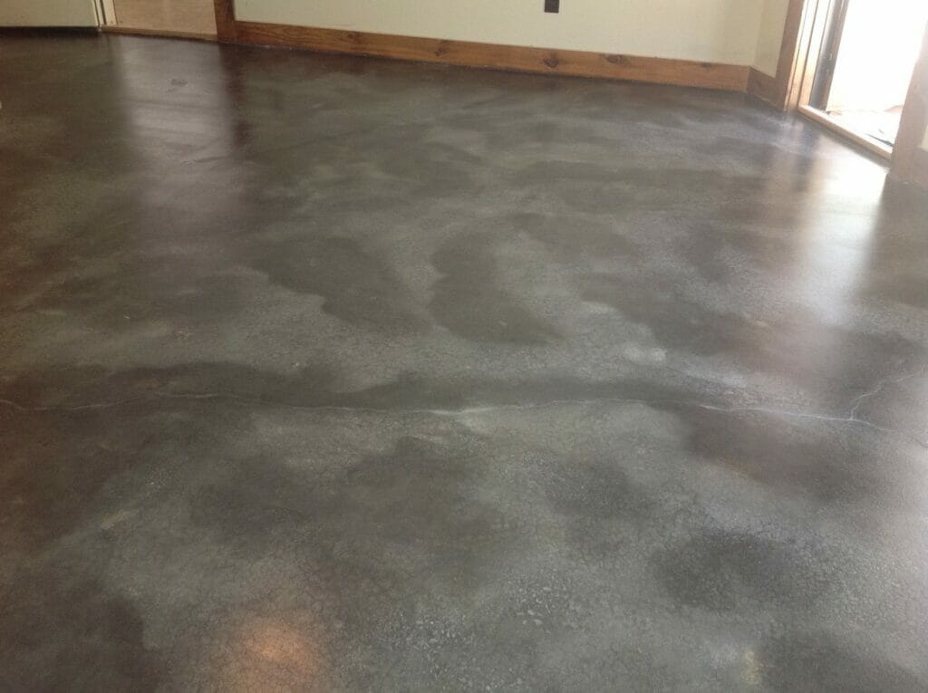 Refinished epoxy flooring for residential homes