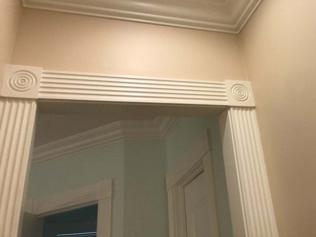 Interior home trim and ceiling painting in Campton, GA