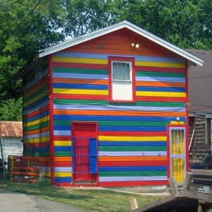 rainbow house exterior