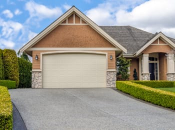 luxury house with a beautiful landscaping